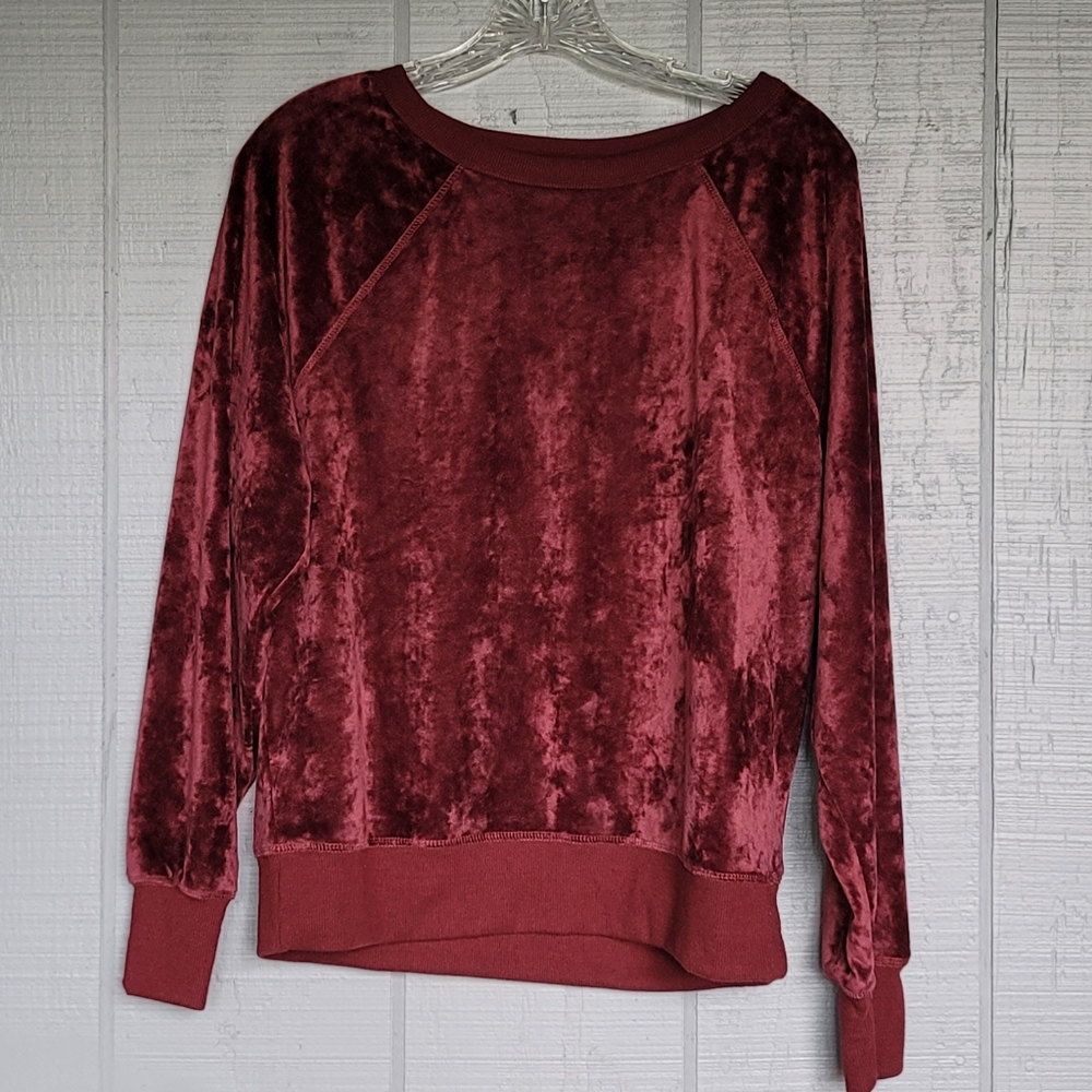 LOFT Lou & Grey Velour Sweatshirt. Size S - Picture 2 of 6